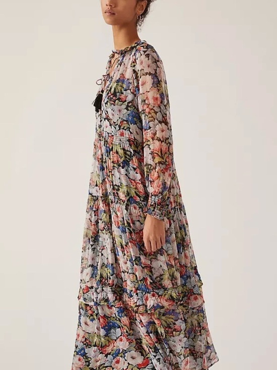 Anthropologie Dresses & Skirts - Anthropologie The Marais Printed Chiffon Maxi Dress